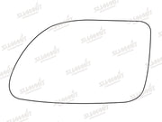 Summit Stick-On Standard Mirror Glass fits Renault 19 LHS Summit - Dynamic Drive