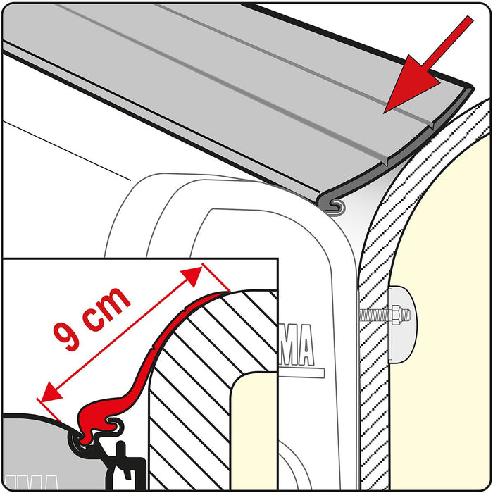 04629-01- RAIN GUARD PLUS 20M Fiamma  - Dynamic Drive