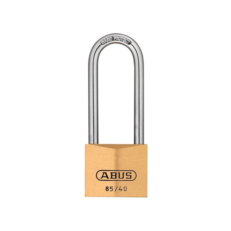 Abus Mechanical 85/40mm Brass Padlock 63mm Long Shackle Carded ABUS Mechanical - Dynamic Drive
