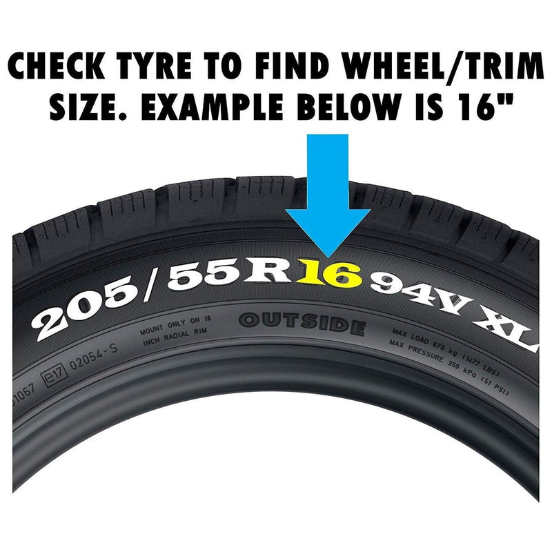 4x Wheel Trims Hub Caps 15" Covers in Silver Star Style 5 Spoke Versaco  - Dynamic Drive