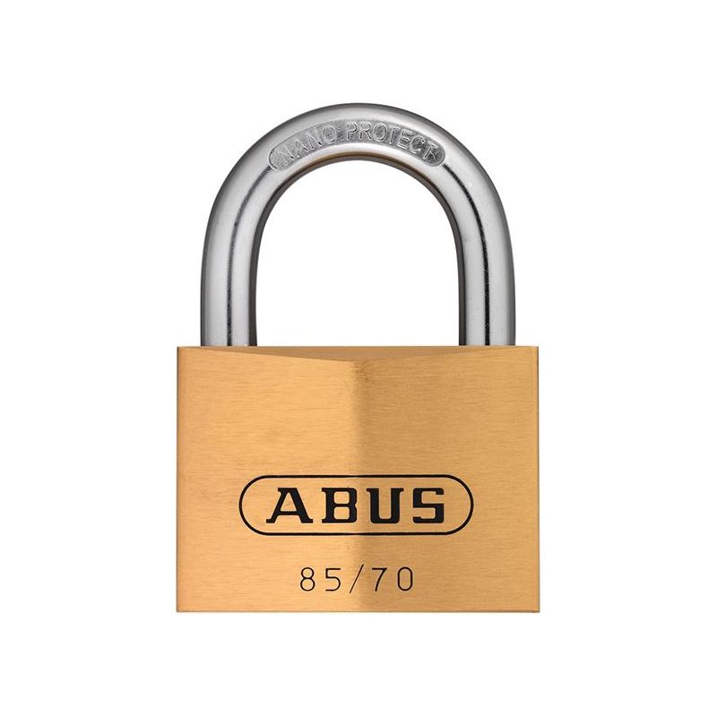 Abus Mechanical 85/70mm Brass Padlock Keyed Alike 121 ABUS Mechanical - Dynamic Drive