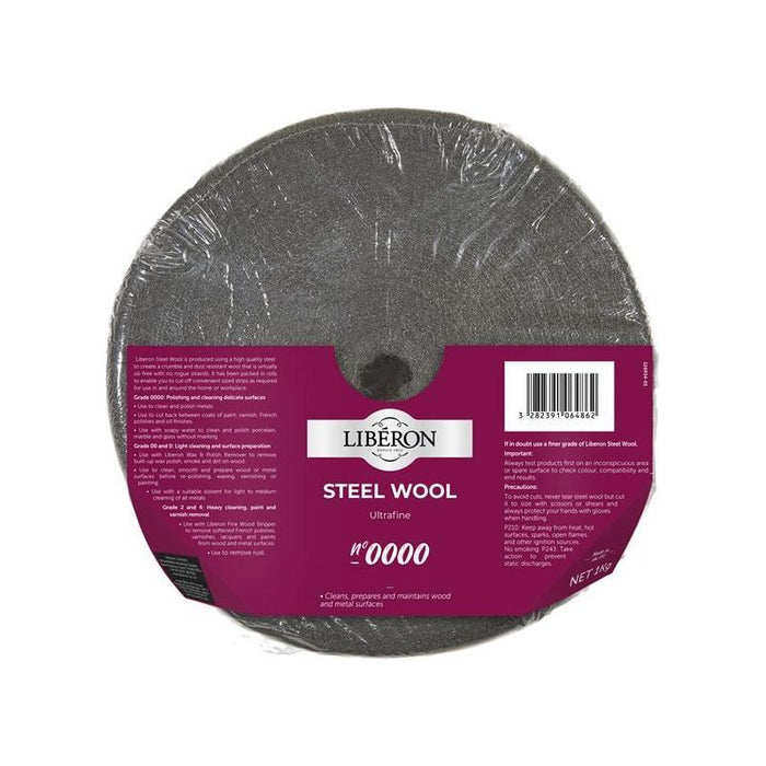 Liberon Steel Wool Grade 0000 Ultra Fine 1kg Liberon - Dynamic Drive