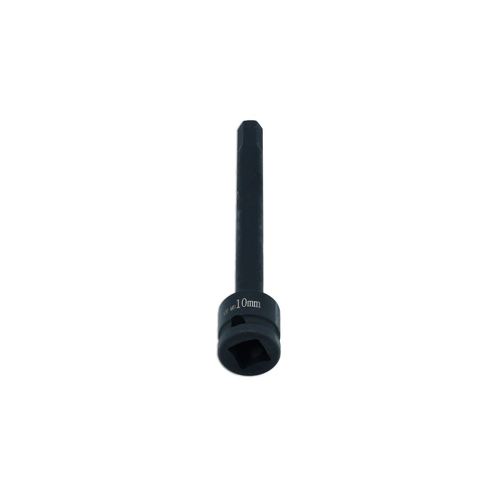Laser Extra Long Impact Hex Bit 1/2"D 10mm 8585 Laser - Dynamic Drive