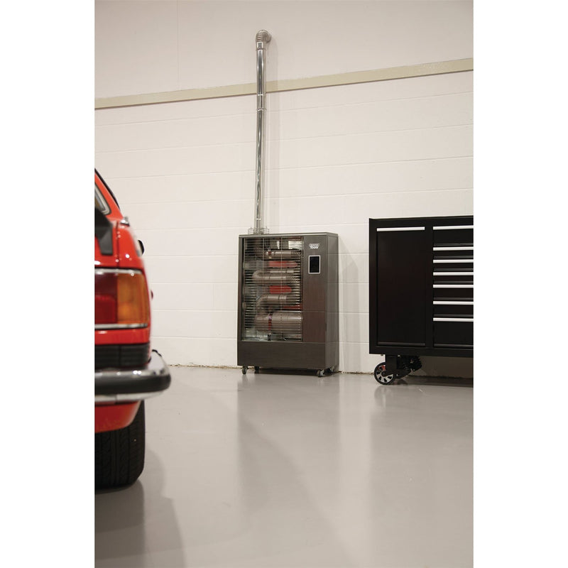 Draper 230V Far Infrared Diesel Heater with Flue Kit, 40,000 BTU/11.6kW 18037 Draper - Dynamic Drive