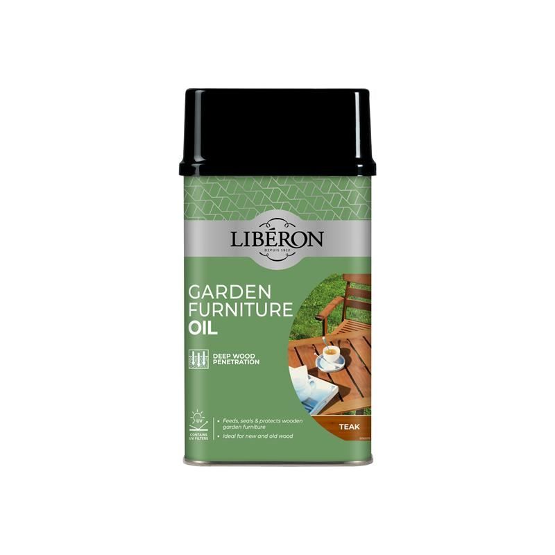 Liberon Garden Furniture Oil Teak 500ml Liberon - Dynamic Drive
