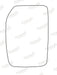 Summit Stick-On Commercial Mirror Glass fits Ford Transit Mk6 LHS Summit - Dynamic Drive