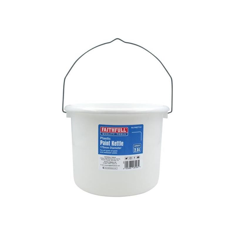 Faithfull Plastic Paint Kettle 2.5 litre Faithfull - Dynamic Drive