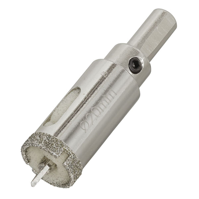 Sealey Electroplated Diamond Hole Saw 20mm DHS20 Sealey - Dynamic Drive