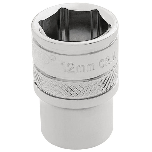 Draper HI-TORQ 6 Point Socket, 1/4" Sq. Dr., 12mm 32569 Draper - Dynamic Drive