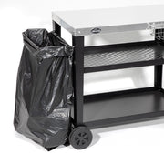 Dellonda Plancha Trolley with Utensil Holder - Stainless Steel Top Dellonda - Dynamic Drive