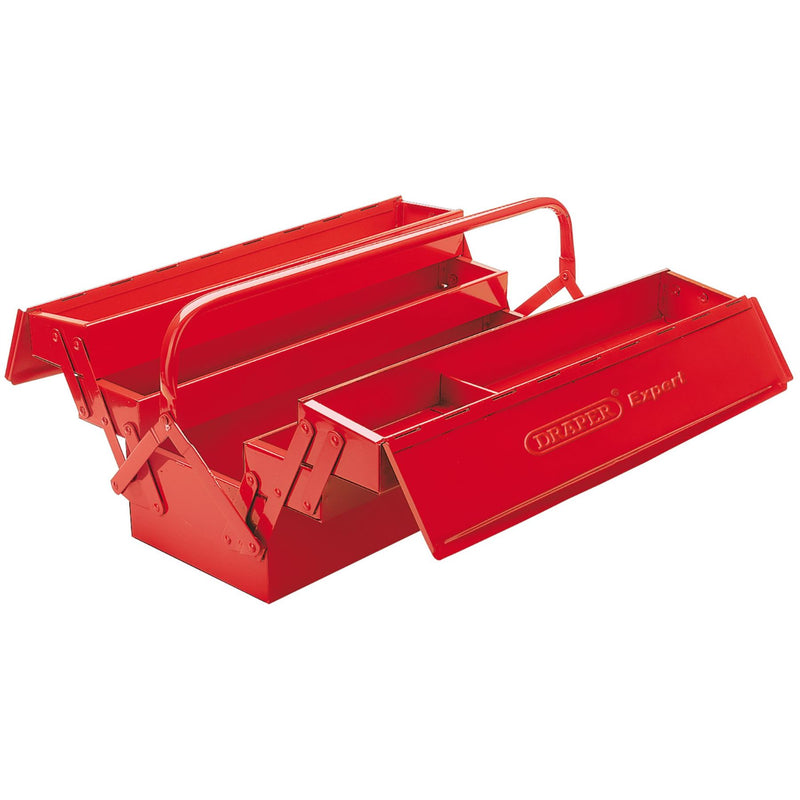 Draper Extra Long Four Tray Cantilever Tool Box, 530mm 88904 Draper - Dynamic Drive