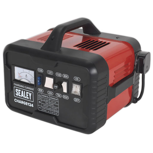 Sealey Battery Charger 28Amp 12/24V 230V CHARGE124 Sealey - Dynamic Drive