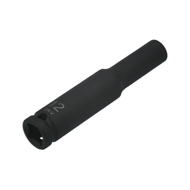 Laser Extra Deep Impact Socket 1/2"D 12mm 7761 Laser - Dynamic Drive