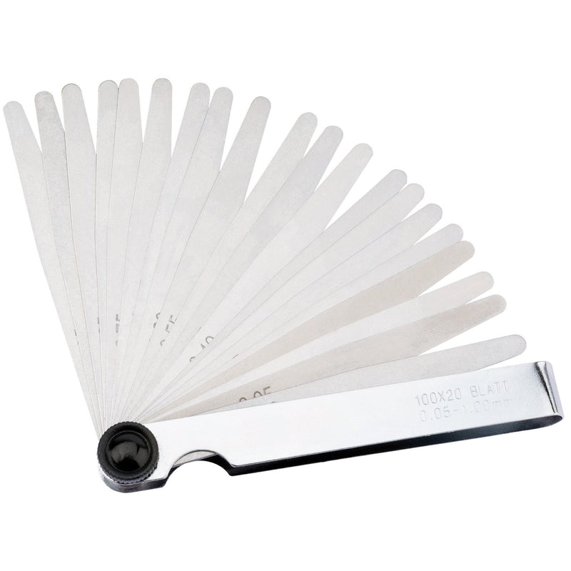 Draper 20 Blade Metric Feeler Gauge Set 51701 Draper - Dynamic Drive