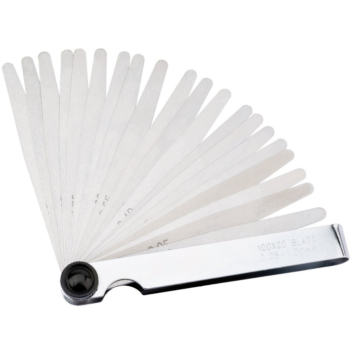 Draper 20 Blade Metric Feeler Gauge Set 51701 Draper - Dynamic Drive