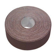 Sealey Emery Roll Brown 50mm x 50m 120Grit ERB5050120 Sealey - Dynamic Drive