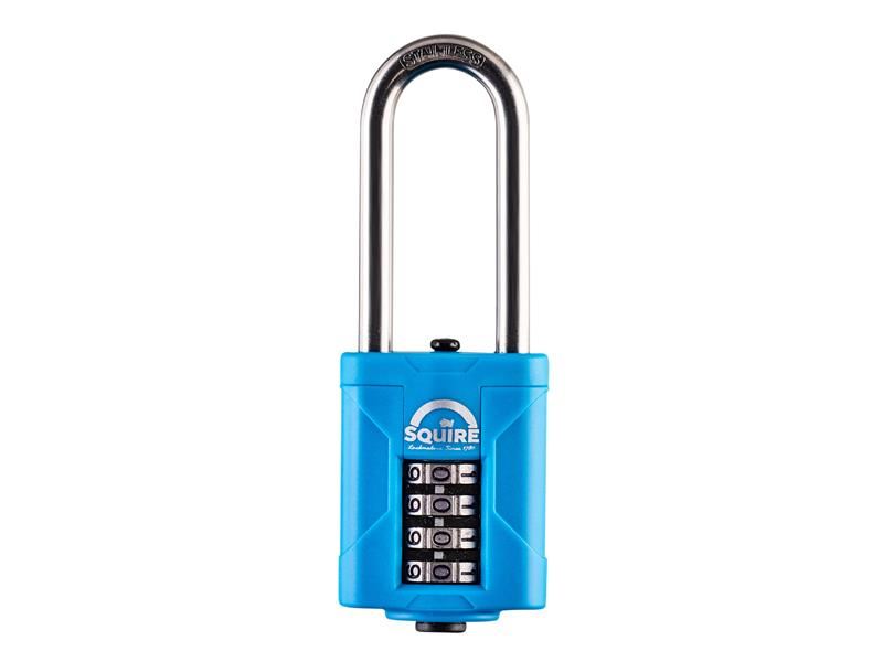 Squire CP50S25 Heavy-Duty Rustproof Marine Combi Padlock 50mm Long Shackle 63mm Squire - Dynamic Drive