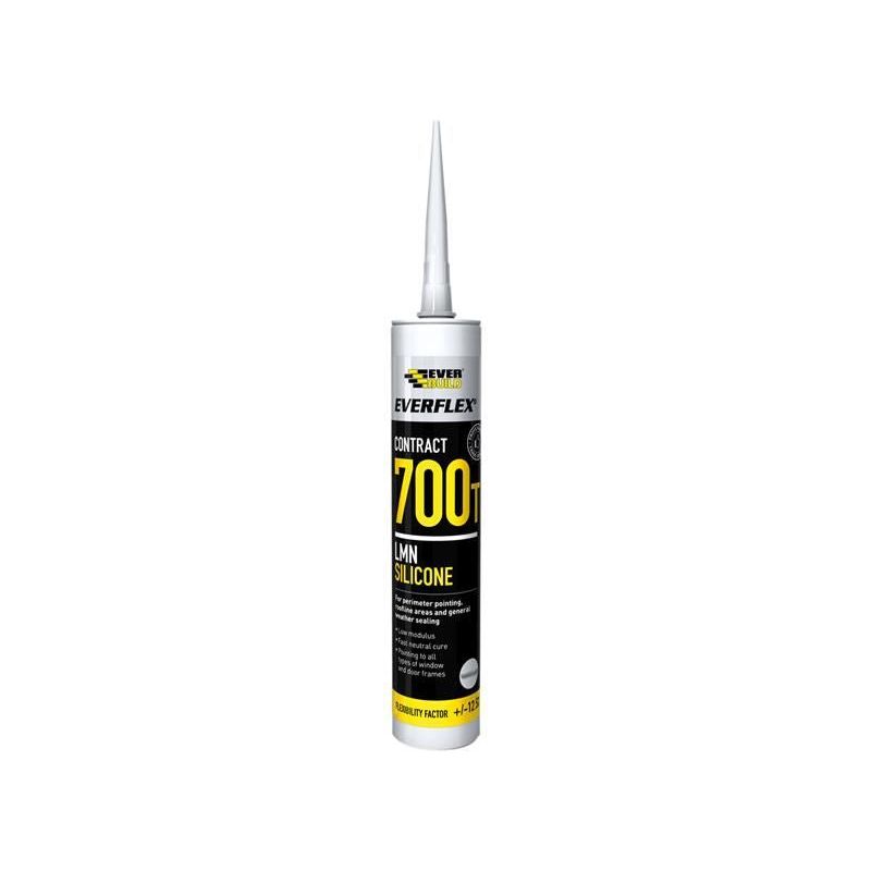Everbuild Sika Everflex® 700T LMN Silicone Black 300ml Everbuild Sika - Dynamic Drive