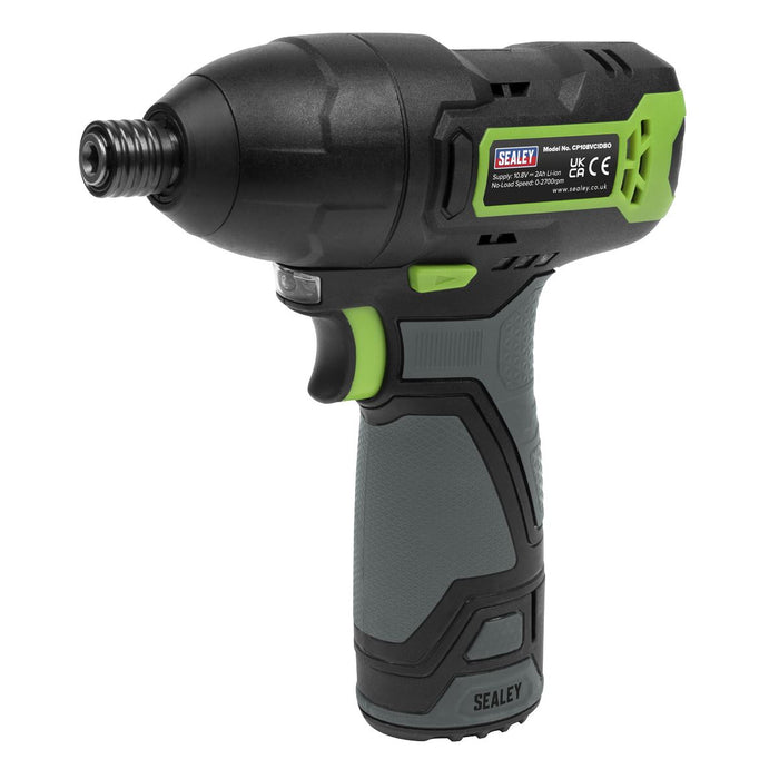 Sealey SV10.8 Series 1/4"Hex Drive Cordless Impact Driver 10.8V - Body Only Sealey - Dynamic Drive