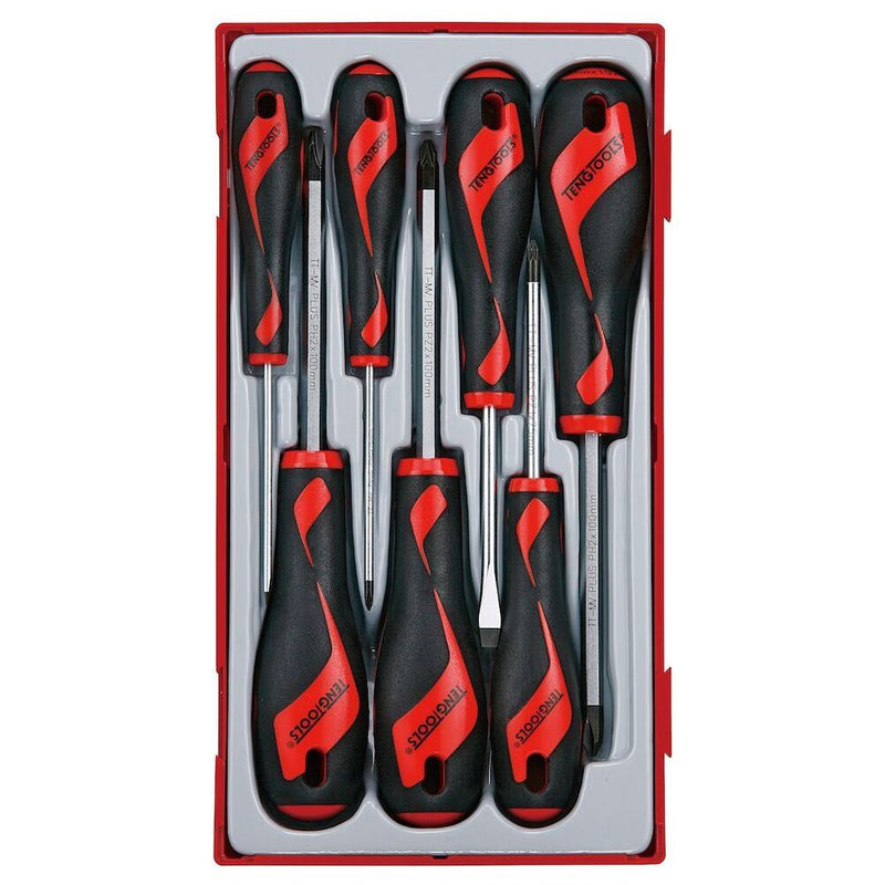 Teng Tools Screwdriver Set Mixed TT1 7 Pieces Teng Tools - Dynamic Drive