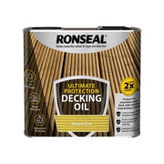 Ronseal Ultimate Protection Decking Oil Natural Pine 2.5 litre Ronseal - Dynamic Drive