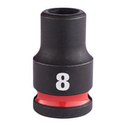 Milwaukee 8mm 3/8 Impact Socket Std-1Pc New 4932480265 Milwaukee - Dynamic Drive
