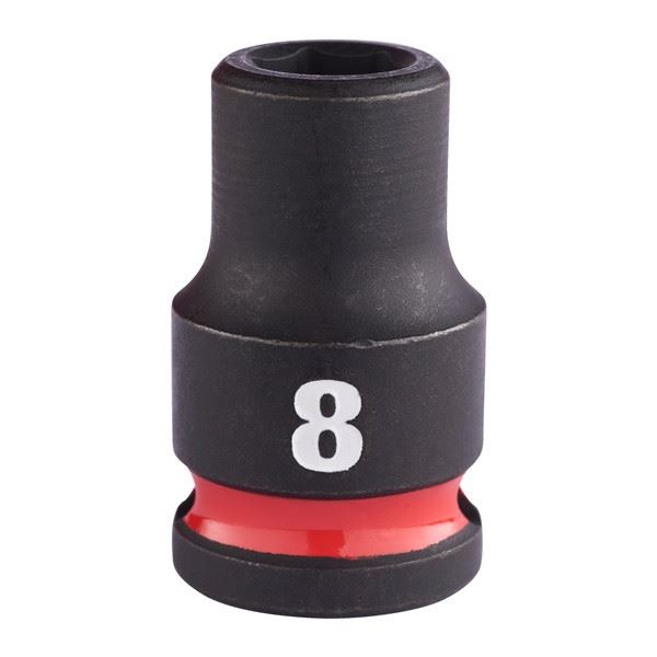 Milwaukee 8mm 3/8 Impact Socket Std-1Pc New 4932480265 Milwaukee - Dynamic Drive