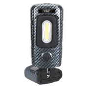 Sealey Rechargeable 360 Inspection Light 3W COB & 1W SMD LED Carbon Fibre Effect Sealey - Dynamic Drive