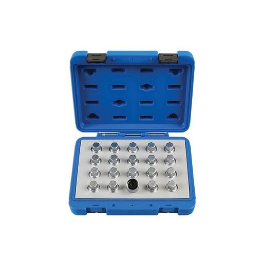 Laser Locking Wheel Nut Key Set 20pc - for Vauxhall, Opel 6861 Laser - Dynamic Drive