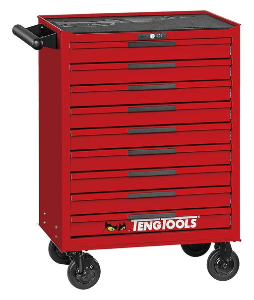 Teng Tools 26" PRO35™ roller cabinet 9 drawers red Town Tools - Dynamic Drive