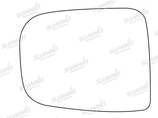 Summit Stick-On Standard Mirror Glass fits Toyota Previa 94 to 03 LHS Summit - Dynamic Drive