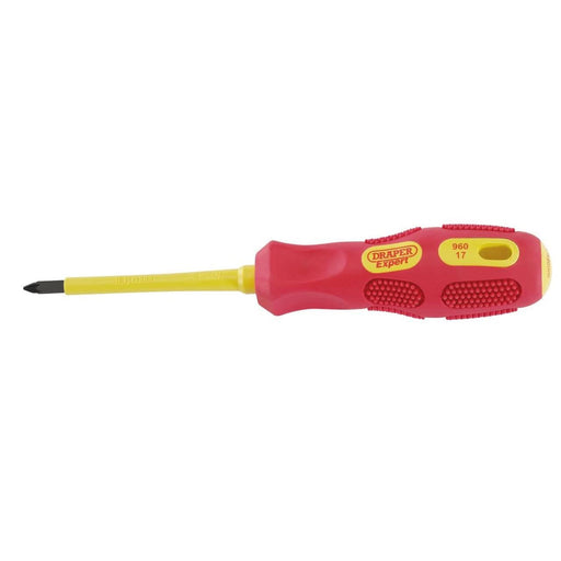 Draper VDE Approved Fully Insulated PZ TYPE Screwdriver, No.1 x 80mm (Display Pa Draper - Dynamic Drive