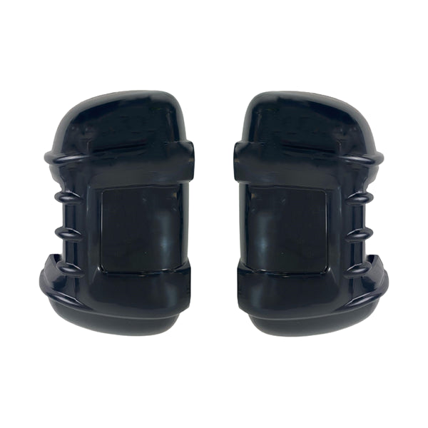 Milenco Motorhome Mirror Protectors Guards Black fits Fiat Ducato Peugeot Boxer Milenco  - Dynamic Drive