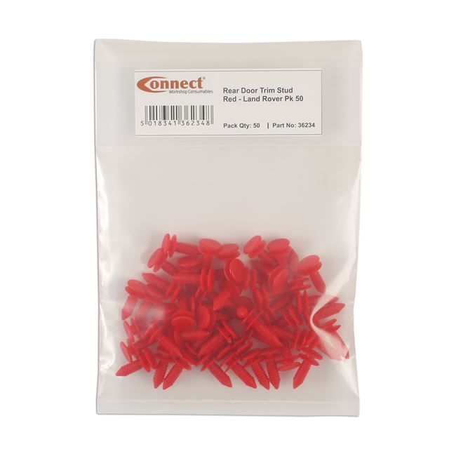 Connect Fir Tree Rear Door Stud - for Ford, for Land Rover 50pc 36234 Tool Connection - Dynamic Drive