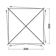 Outwell Fastlane 300 Shelter Poled Shelter Outwell - Dynamic Drive