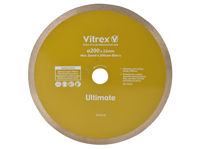 Vitrex Ultimate Diamond Blade 200mm Vitrex - Dynamic Drive