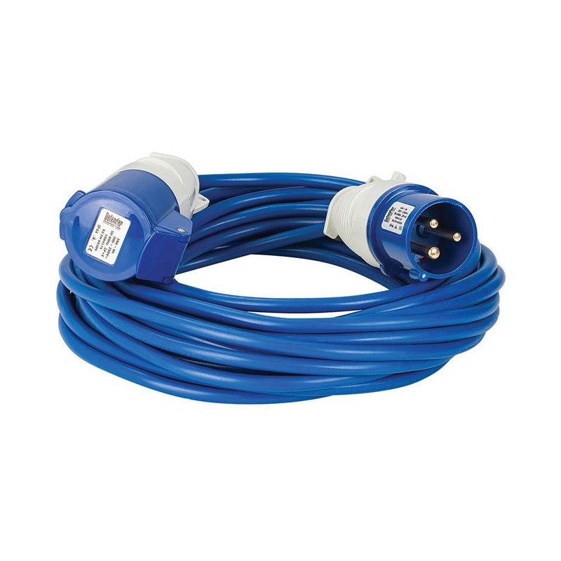 Defender Extension Lead Blue 2.5mm2 16A 14m 230V Defender - Dynamic Drive