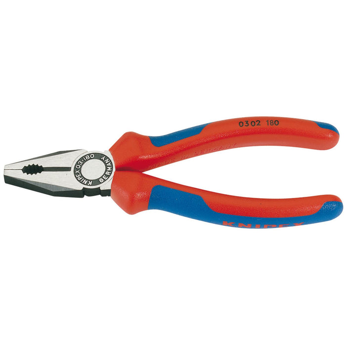 Draper Knipex 03 02 180 SBE Combination Pliers - Heavy Duty Handle, 180mm 69574 Draper - Dynamic Drive