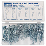 Draper R-Clip Assortment (150 Piece) 56376 Draper - Dynamic Drive