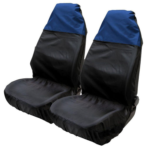 Streetwize Black & Blue Water Spill Resistant Front Covers Protectors Streetwize  - Dynamic Drive