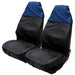 Streetwize Black & Blue Water Spill Resistant Front Covers Protectors Streetwize  - Dynamic Drive