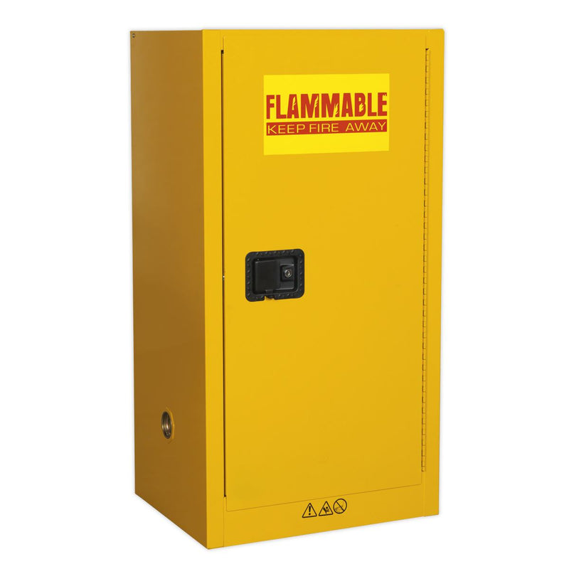 Sealey Flammables Storage Cabinet 585 x 460 x 1120mm FSC08 Sealey - Dynamic Drive
