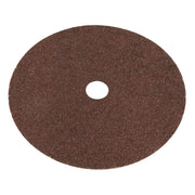 Sealey Fibre Backed Disc175mm 24Grit Pack of 25 WSD724 Sealey - Dynamic Drive
