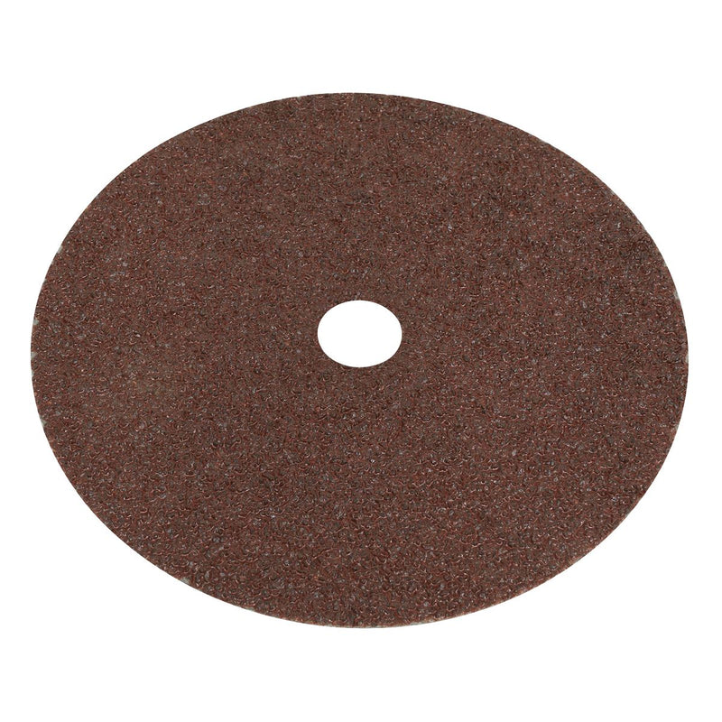 Sealey Fibre Backed Disc175mm 24Grit Pack of 25 WSD724 Sealey - Dynamic Drive