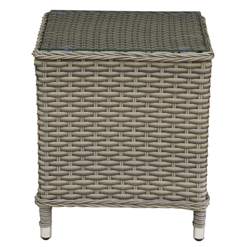 Dellonda Chester Rattan Wicker Outdoor Recliner Loungers & Table Set 5pc Dellonda - Dynamic Drive