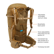 Thule AllTrail X 35L hiking backpack - Nutria Thule - Dynamic Drive