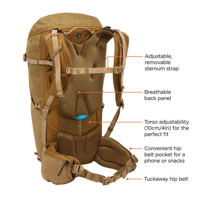 Thule AllTrail X 35L hiking backpack - Nutria Thule - Dynamic Drive