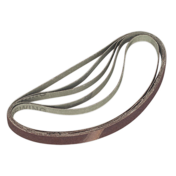 Sealey Sanding Belt 12 x 456mm 120Grit Pack of 5 SBS35/B120GW Sealey - Dynamic Drive