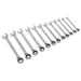 Sealey Reversible Ratchet Combination Spanner Set 12pc Metric S0840 Siegen by Sealey - Dynamic Drive