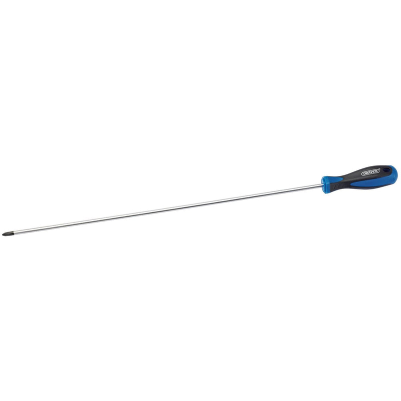 Draper Extra Long Reach Cross Slot Screwdriver, No.2 x 450mm 63489 Draper - Dynamic Drive
